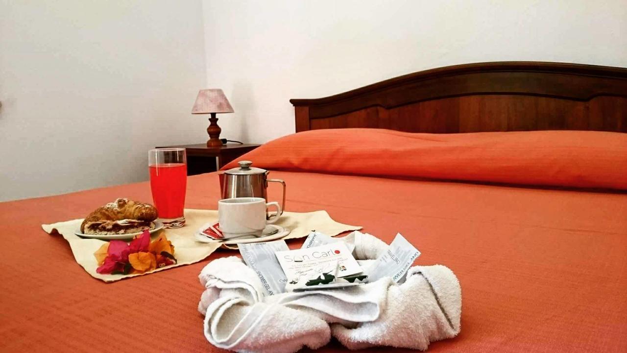San Carlo - Terrazzo Sul Mare Con Ristorante E Pizzeria Bed & Breakfast Zambrone Ngoại thất bức ảnh
